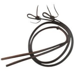 8' Working Cowboy Weighted End  Split Reins 1/2" - 62-112