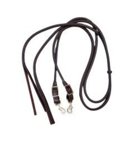 Rolled and Sewn Leather Split Reins - 62-551