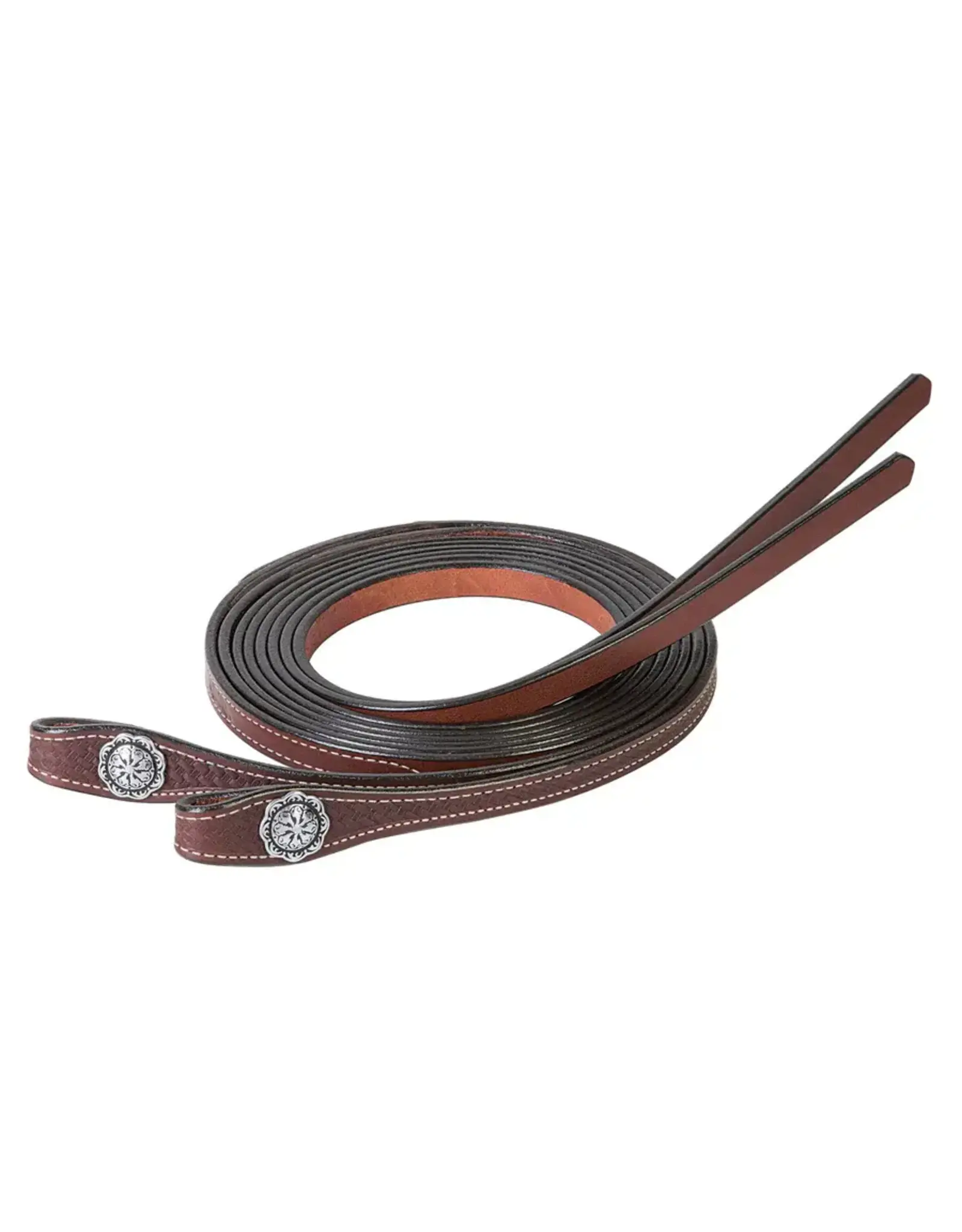 Basin Cowboy Split Reins, 5/8" x 8 - 50-1400-BR
