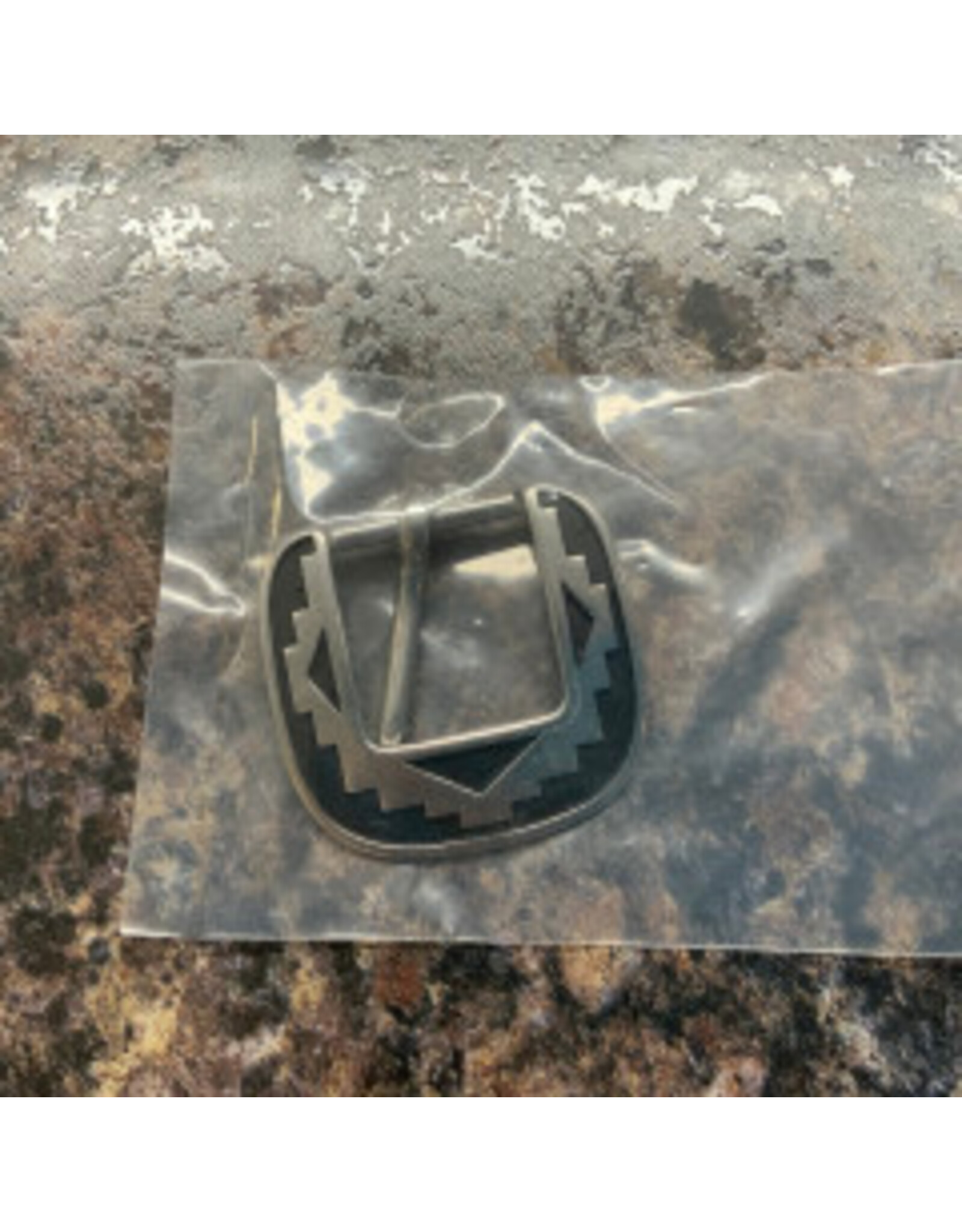 SNAP* Buckle Plains Indian Heel Bar Buckle - 05790-BS-1/2"