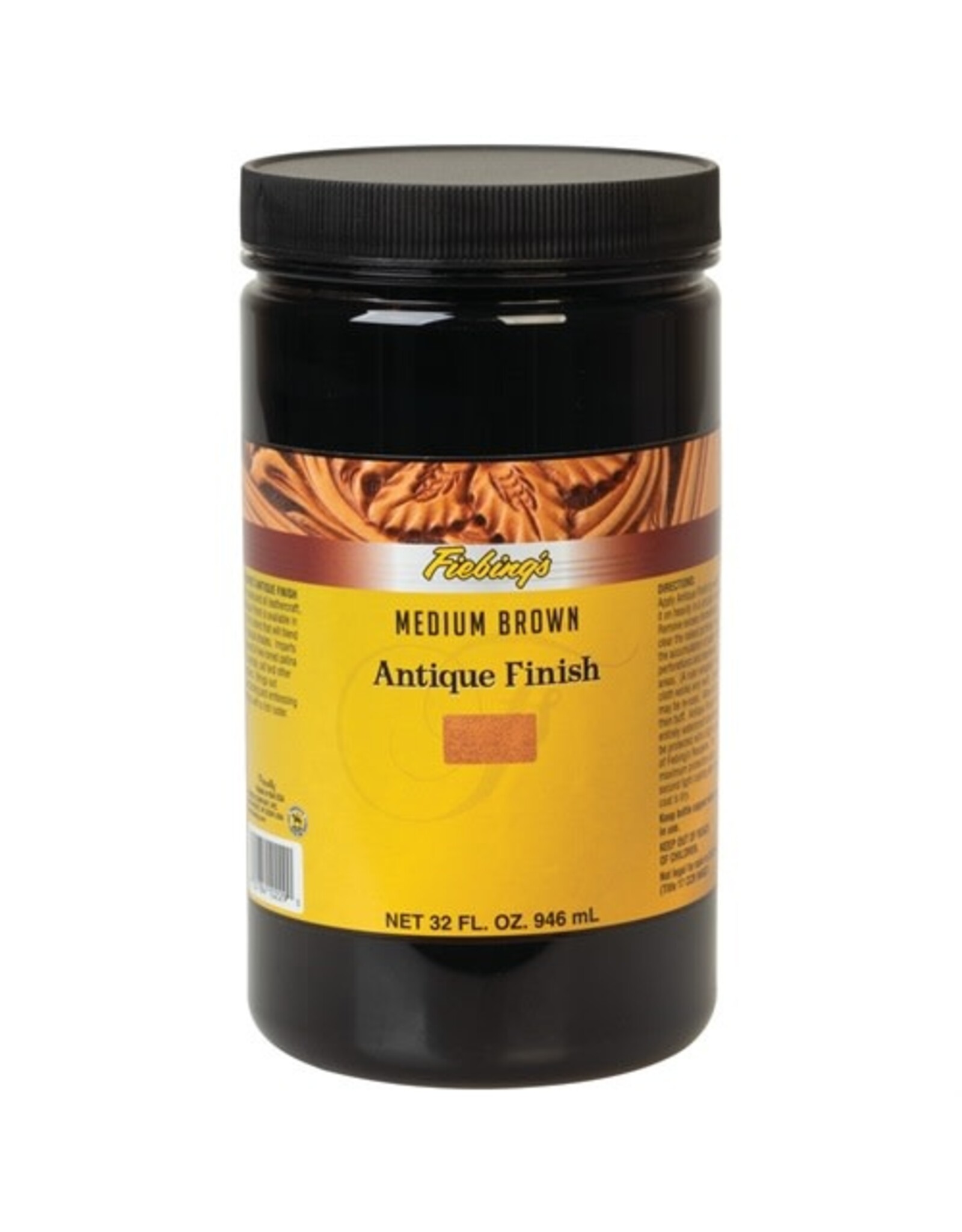 Fiebing's Antique Finish, Quart - Medium Brown - 50-1935-BR