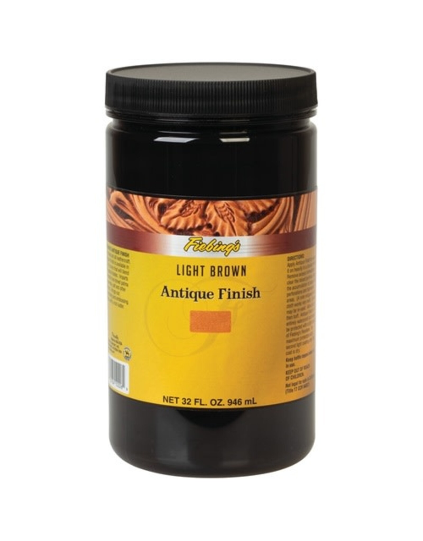 Fiebing's Antique Finish, Quart - Light Brown - 50-1935-LB