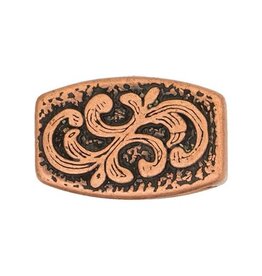 1589 Floral Loop - Antique Copper 5/8"" - 01589-AC-5/8