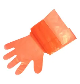 IVS OB Premium Super Sensitive Orange Gloves 100/bx - 130931