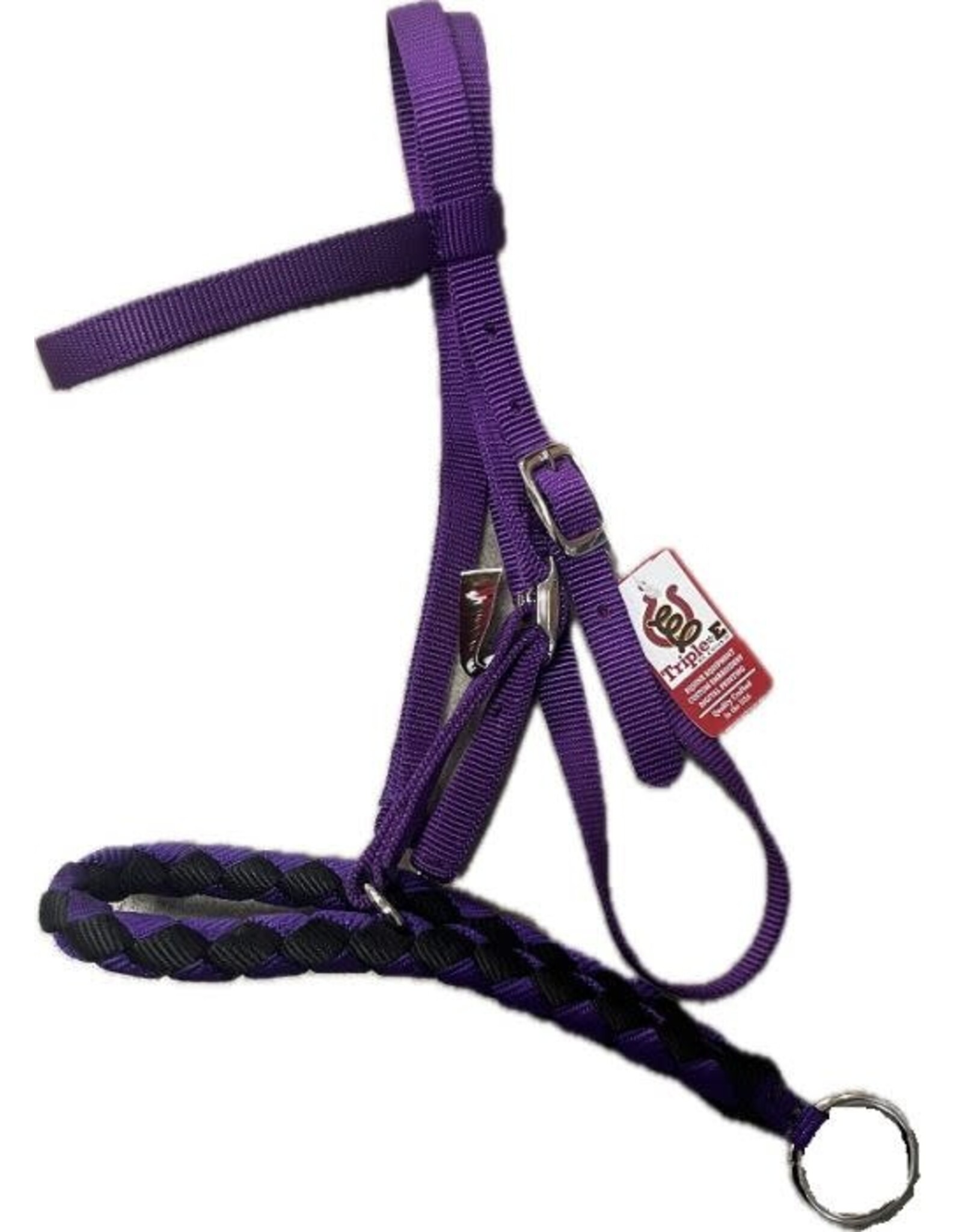 Mini Nylon Bosal - Purple - 11154-PP