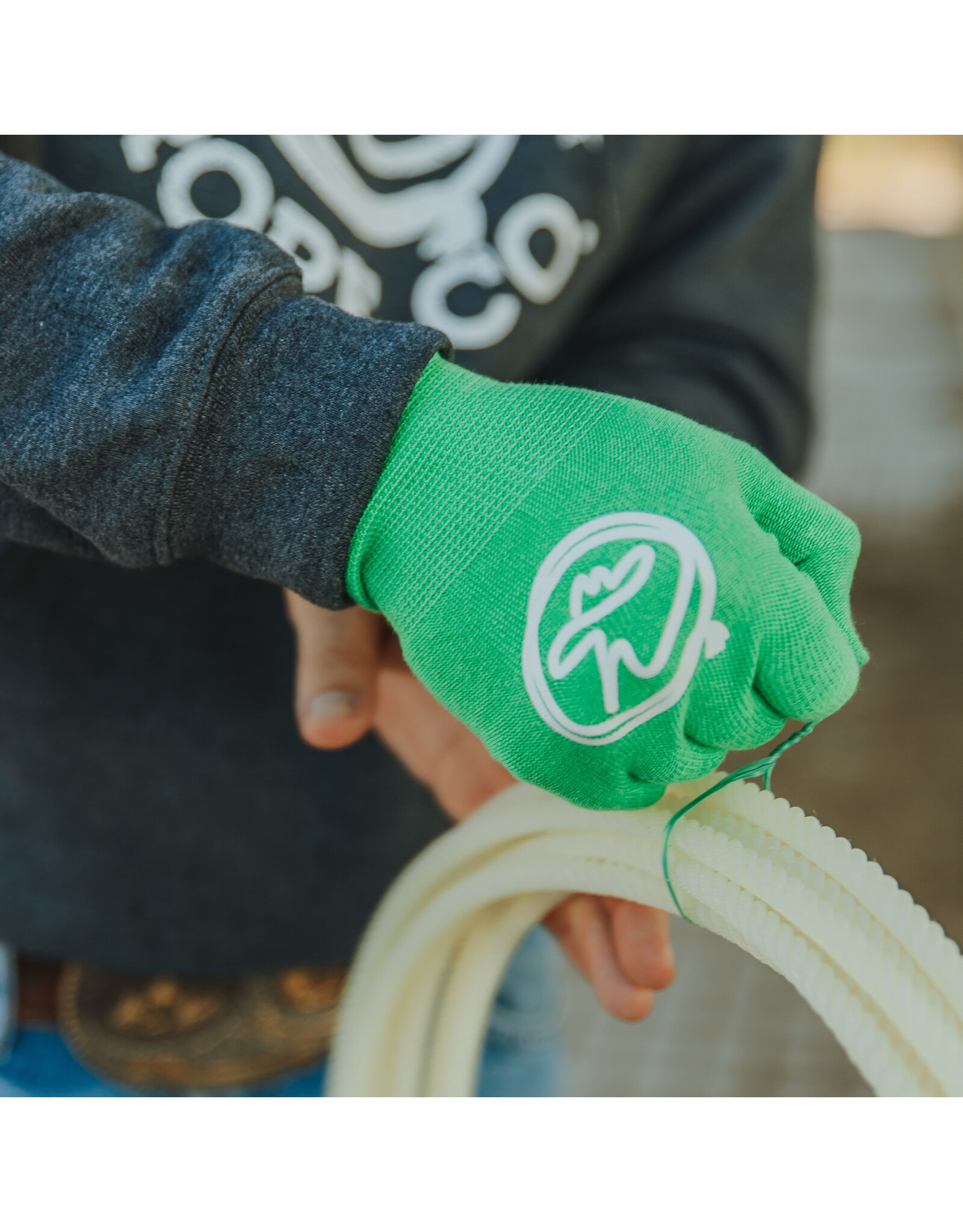 Top Hand Rope Gloves - Medium *Back Ordered