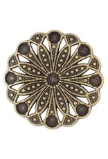 Royal Round Concho 1 1/2" Antique Brass - 01855-AB-1 1/2