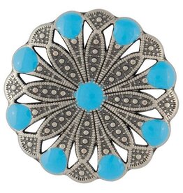 Royal Round Concho 1" Antique Nickel - 01855-AN-1