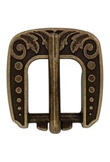 Jeremiah Watt Vintage 31 Heel Buckle Antique Brass 1" - 04008-AB-1
