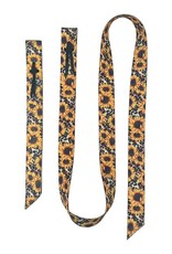 Nylon Sunflower and Cheetah Print Off Billet and Tie Strap Set - 9042-3
