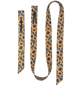 Nylon Sunflower and Cheetah Print Off Billet and Tie Strap Set - 9042-3