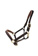 Leather Dual Tone Softy Halter - Full -  1050-F