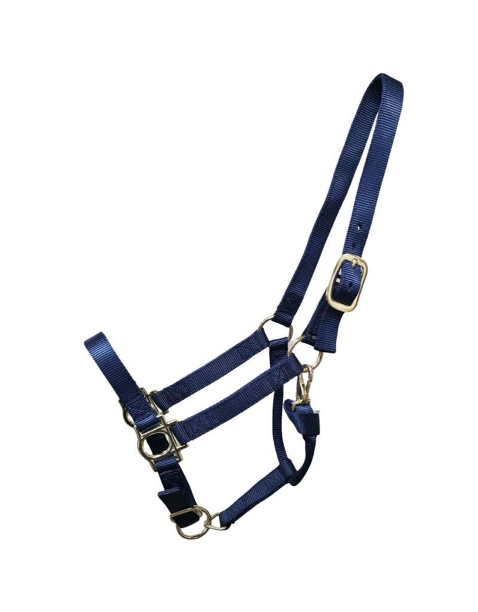 Premium Nylon Adjustable Halter - Full - Navy - 9907-F-NV