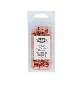 Assorted #1 Tubular Rivets Copper - 77-3081