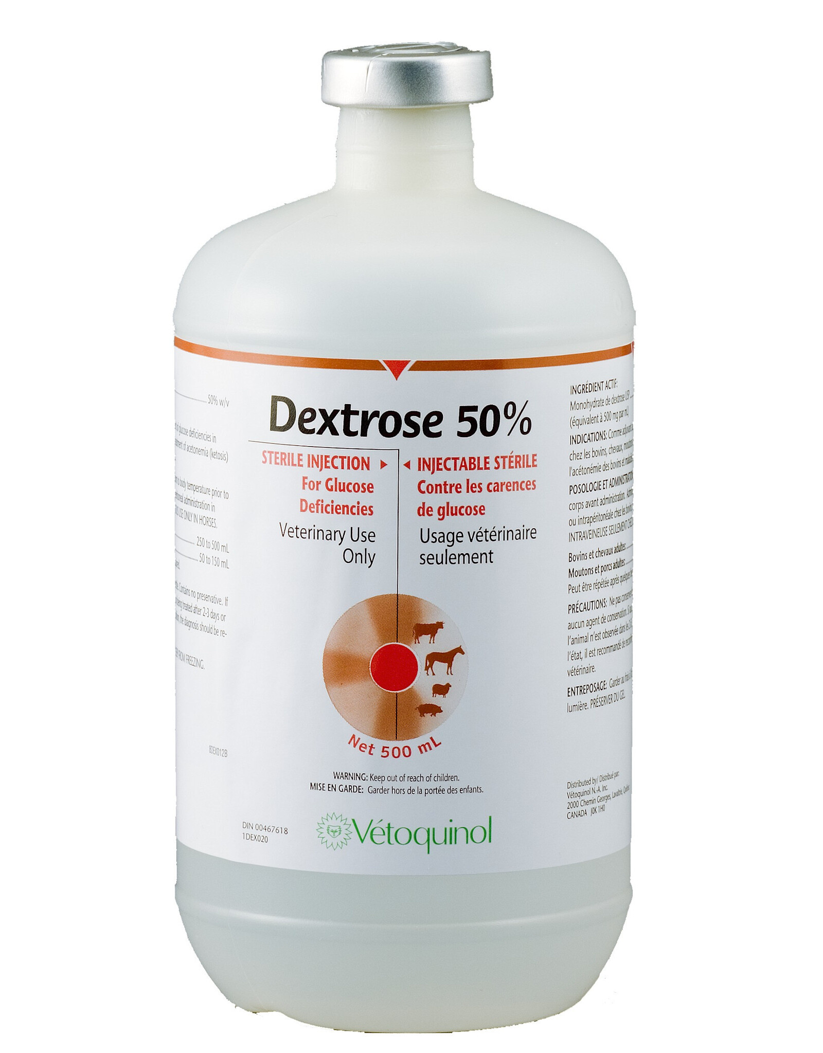 Dextrose 50%-Multi Species-500ml-Treatment of Glucose Deficiencies-024-513