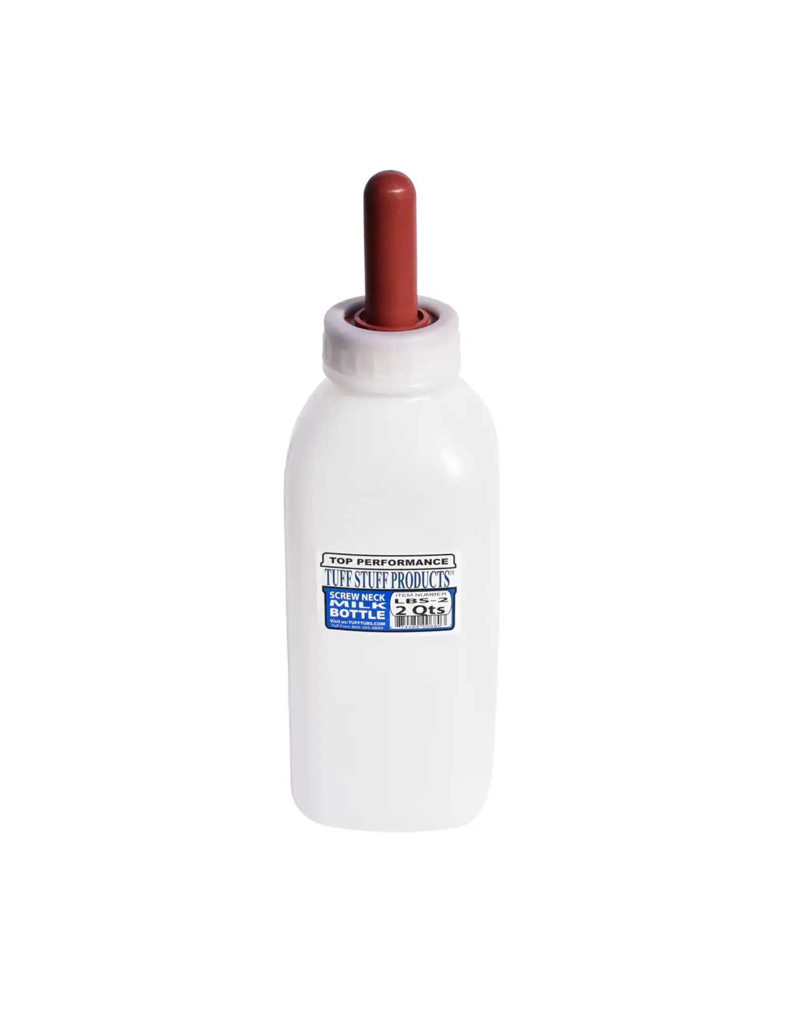 Tuff Stuff milk bottle screw type 2qts - 672274
