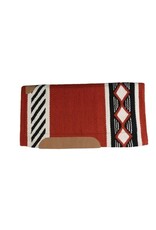 COUNTRY LEGEND TRIPLE DIAMOND SADDLE PAD 3/4" - 34" x 36" - Red/Black - 273787-02