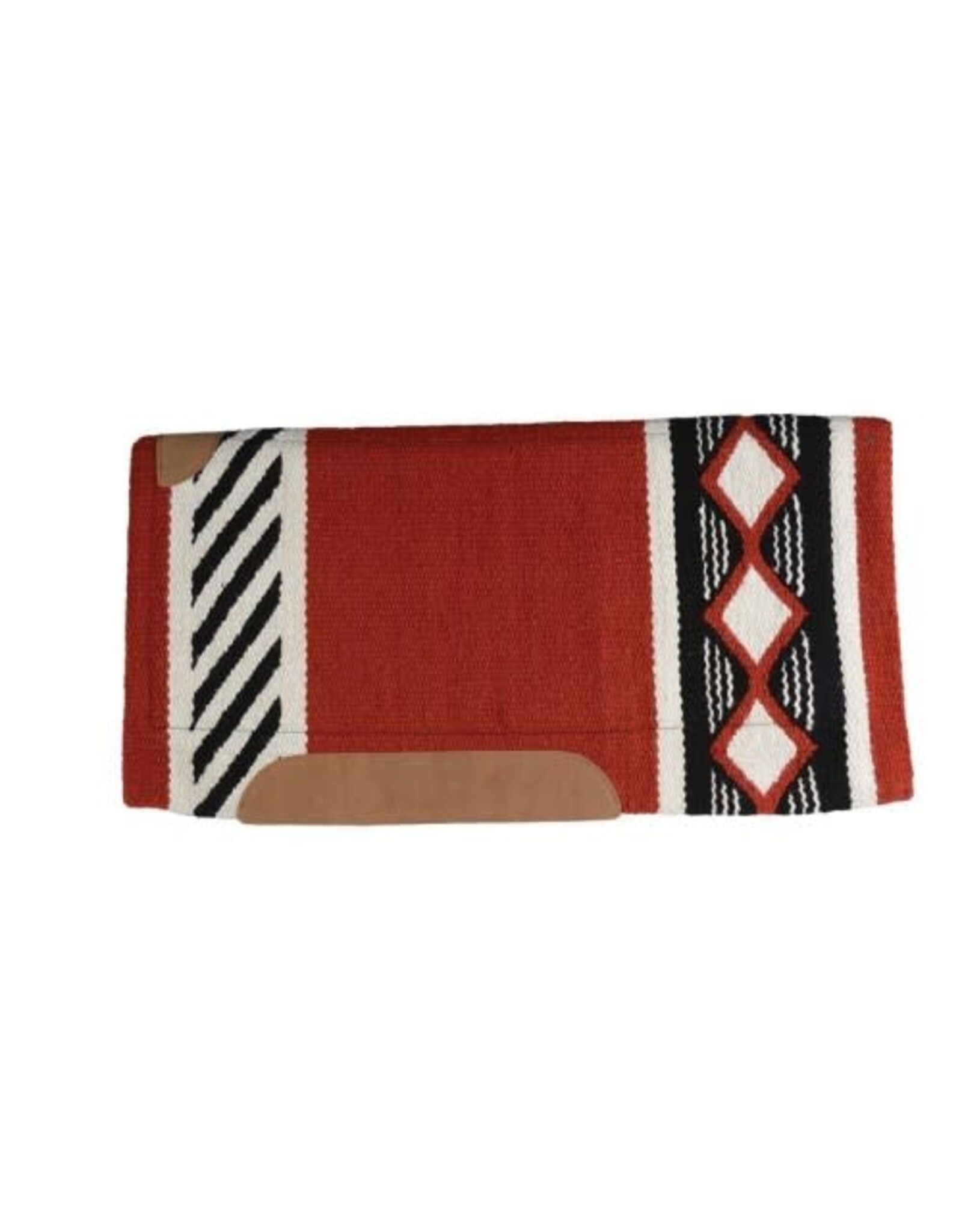 COUNTRY LEGEND TRIPLE DIAMOND SADDLE PAD 3/4" - 34" x 36" - Red/Black - 273787-02