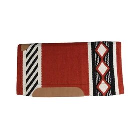 COUNTRY LEGEND TRIPLE DIAMOND SADDLE PAD 3/4" - 34" x 36" - Red/Black - 273787-02