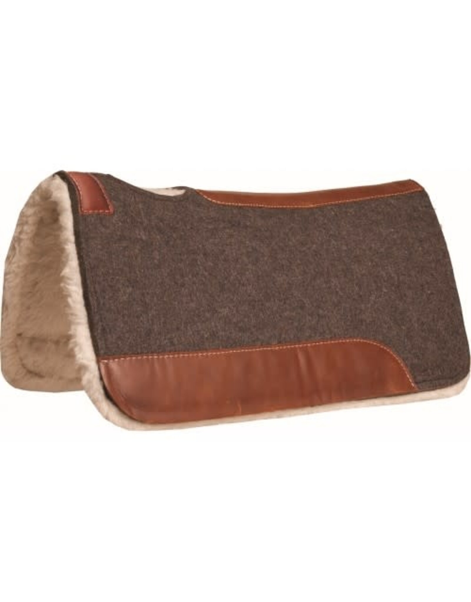 MUSTANG BLUE HORSE GREY FELT CONTOURED PAD, 32X31X1 - 274066-18