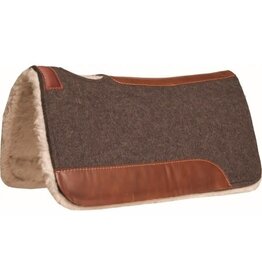 MUSTANG BLUE HORSE GREY FELT CONTOURED PAD, 32X31X1 - 274066-18