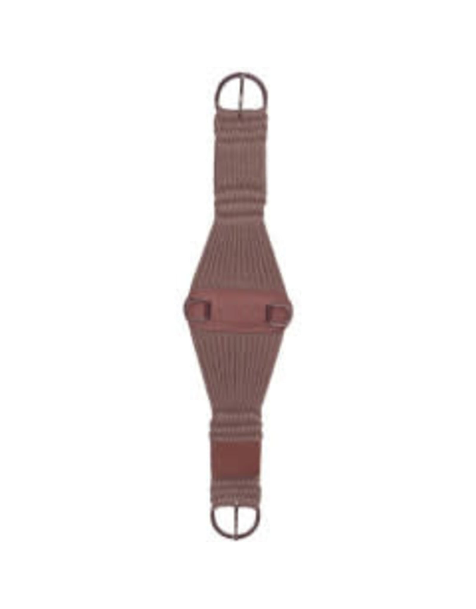 Mustang Champion Roper Mohair Cinch - 28" - Brown - 343432-28