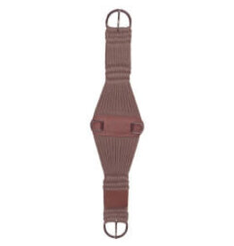 Mustang Champion Roper Mohair Cinch - 28" - Brown - 343432-28