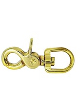 Brass Round Trigger Snap - 3/4" - HW977 *Back Ordered Jn26