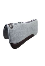 1" Poly Felt Blend Saddle Pad - Grey - 14-9004
