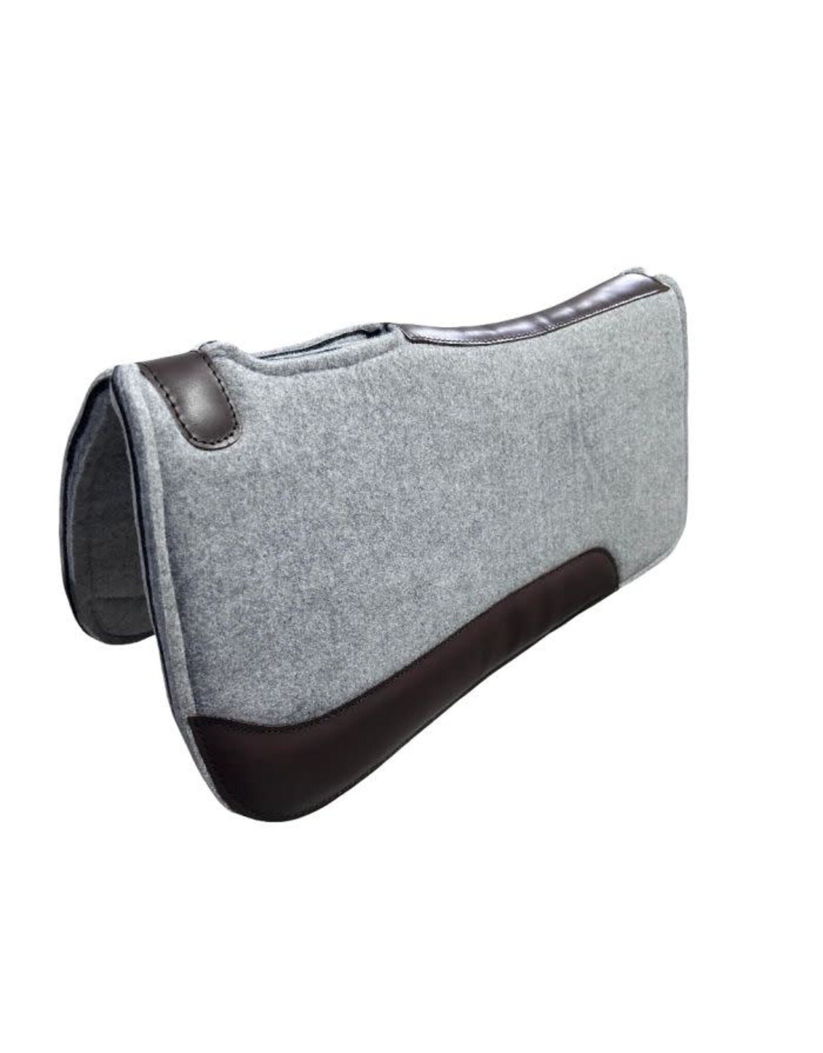 1" Poly Felt Blend Saddle Pad - Grey - 14-9004