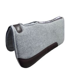 1" Poly Felt Blend Saddle Pad - Grey - 14-9004