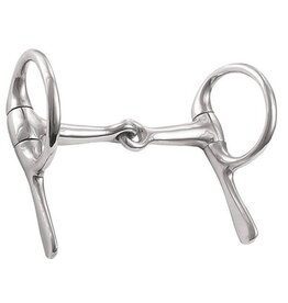 Miniature Bit, 3-1/2" Half Cheek Snaffle Mouth SS -  29-3150
