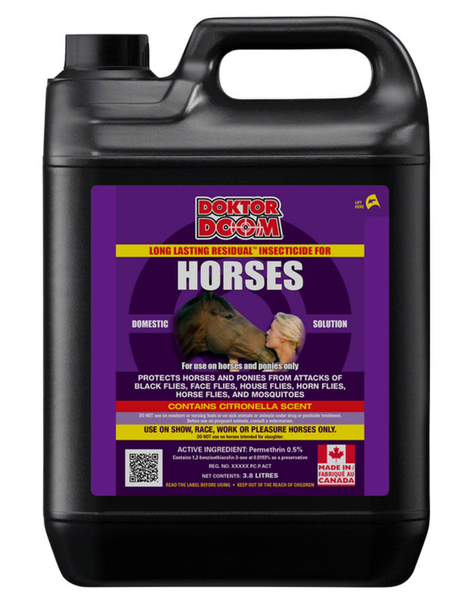 Doktor Doom Residual Horse Insecticide 4L  Fly Spray - 792-046