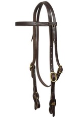 5/8" Browband Double Buckle Quick Change Headstall - 55HDST-38
