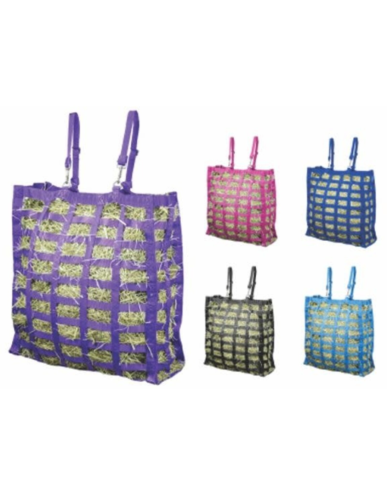 4 Sided Slow Feed Hay Bag - Turquoise - 23-105-TQ