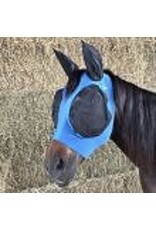 Canadian Horsewear Lycra Bug Eye Fly Mask - Turquoise - Mini
