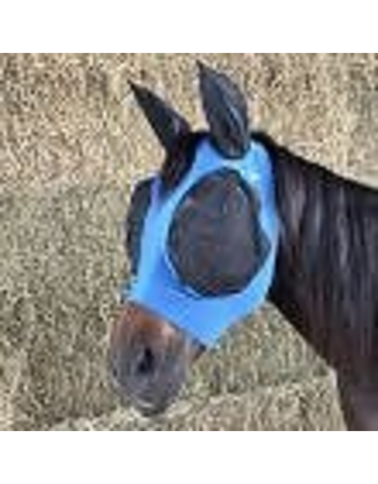 Canadian Horsewear Lycra Bug Eye Fly Mask - Turquoise - Mini