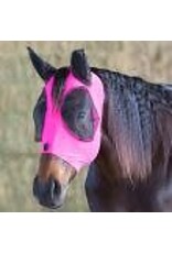 Canadian Horsewear - Lycra Fly Mask with Zipper and Forelock Hole - Fuchia - Large