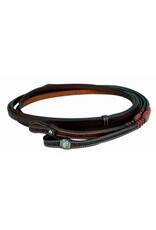 WESTERN RAWHIDE BY JIM TAYLOR PERFORMANCE CHEVRON SERIES 8' SPLIT REINS - 320220