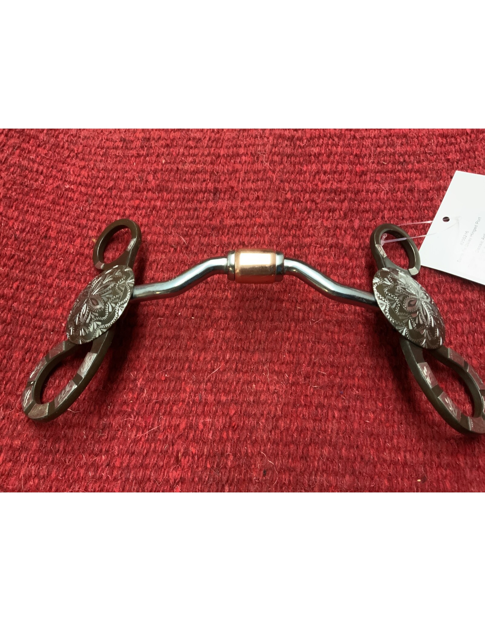 BIT*Santa Fe Daisy Hinged Port Bit. MP 5 1/8", CP 4 3/4" - 255216