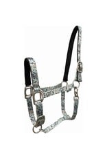 COUNTRY LEGEND CACTUS PRINT PADDED HALTER - LIGHT BLUE - HORSE - 293031-20/H