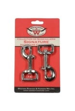 CHROME PLATED ZINC DIECAST BOLT SNAP, 1" - 2 PER CARD - 574605