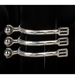 Ladies' English Ball Spur with Swarovski Crystals - 74-108