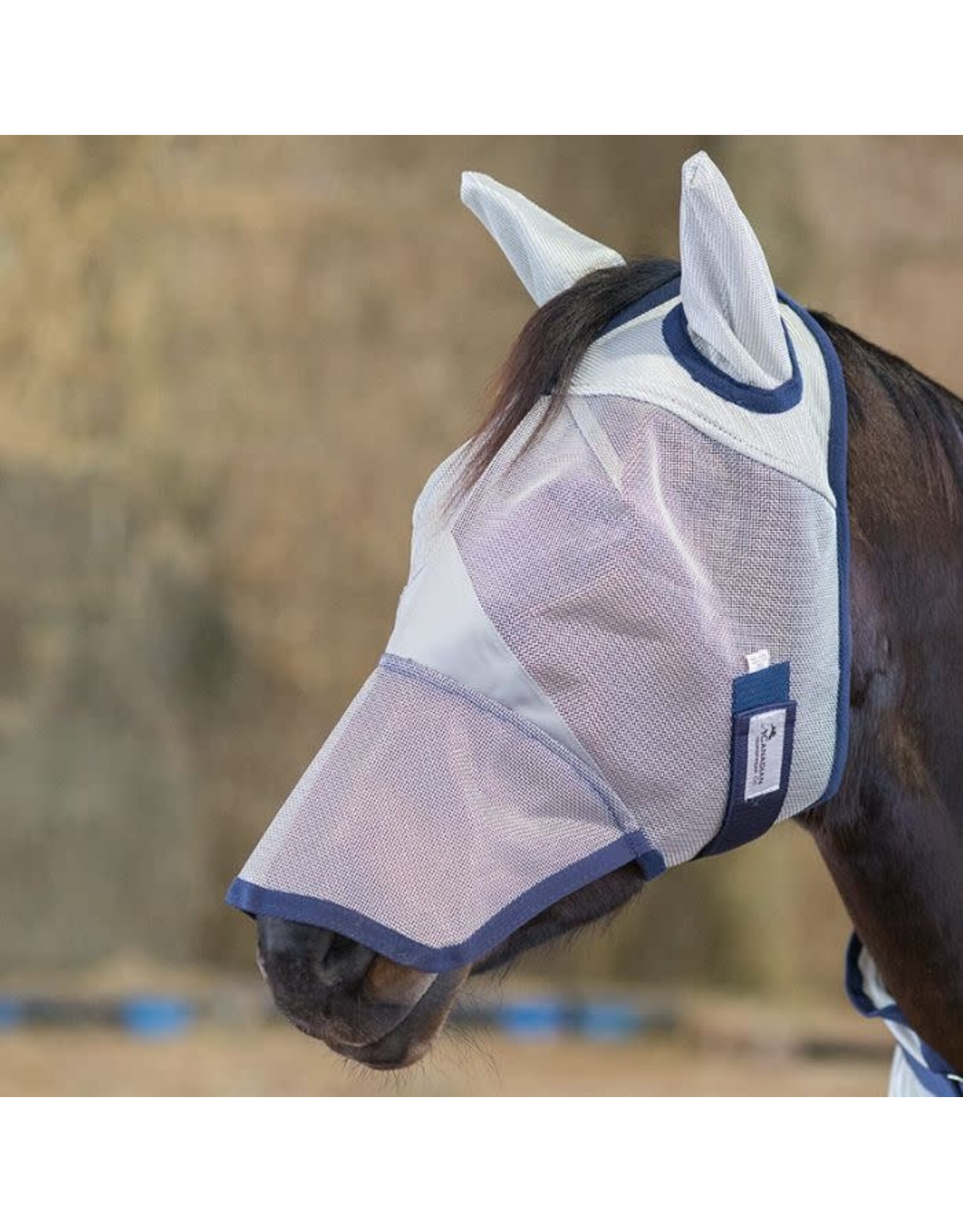 Breakaway Fly Mask with Ears and Nose Cover - 2526-Full