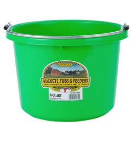 Plastic 8qt Lime Green Bucket - 115-505