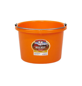 Plastic 8pt bucket Orange - 115-507