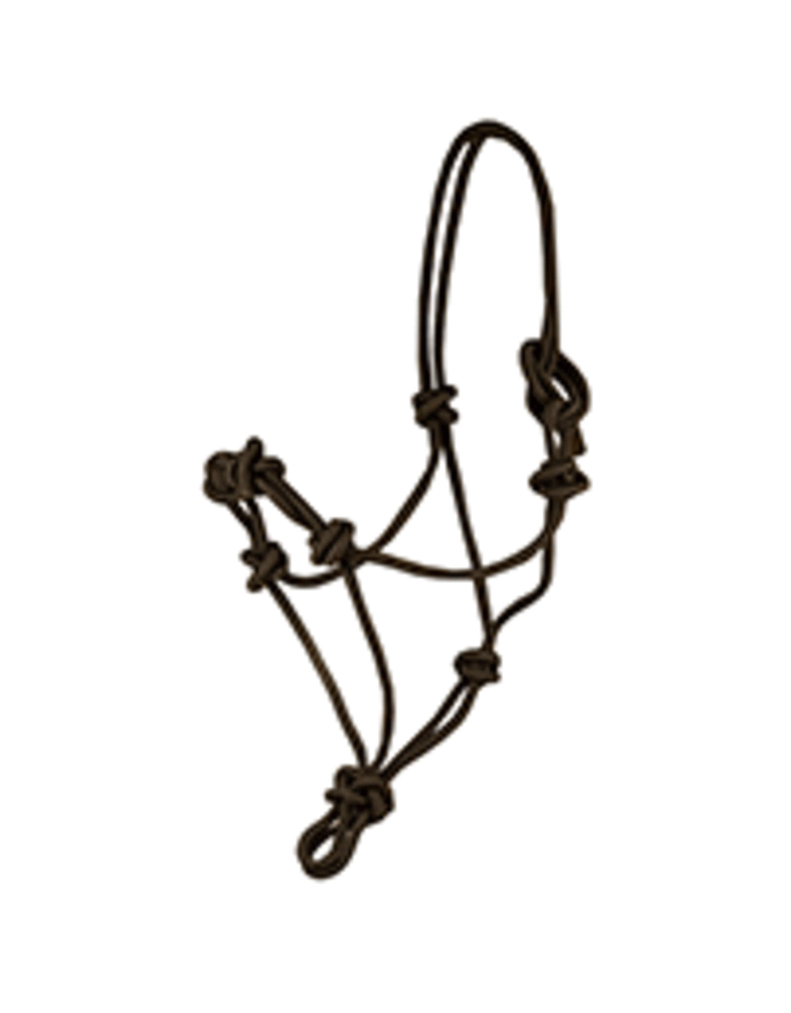 Knotted Nose Rope Halter - 16-118-BK