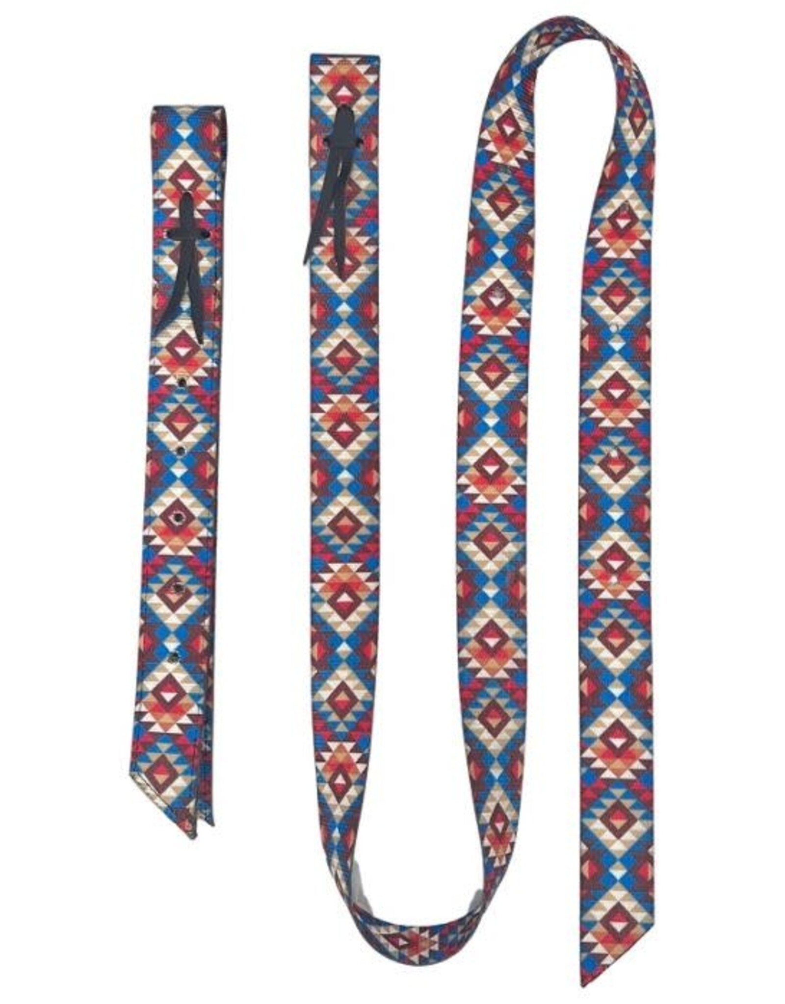 Nylon Multi-Aztec Print Off Billet and Tie Strap Set - 9042-1