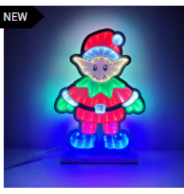 CHRISTMAS!!! Infinity Light ELF 9" x 12" - 9" x 12"