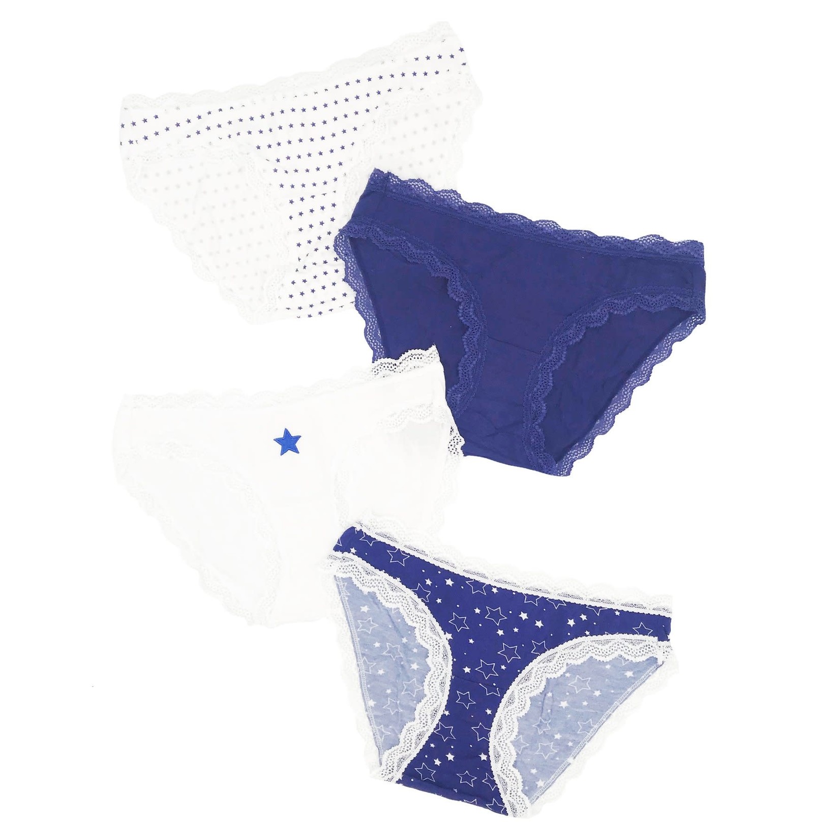 Stripe & Stare knicker 4 pack - The Girls Bra Shop